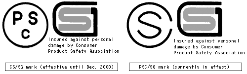 Fig. 10Helmet certification marks of present and past Marking System
